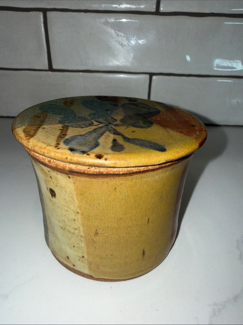 Creitz Pottery Butter Crock - Rare Vintage